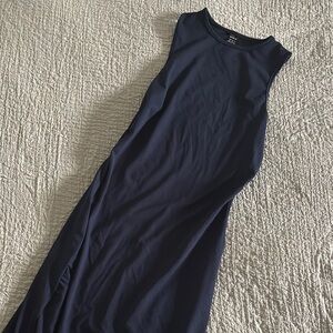 SHEIN Blue Halter Sheath Maxi Dress